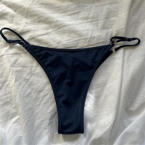 navy blue bikini bottoms size 10